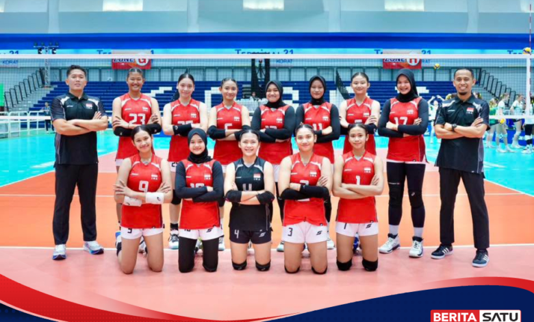 Timnas Voli Putri U-18 Awali Princess Cup Dengan Menang Telak, Modal Percaya Diri Lawan Hong Kong