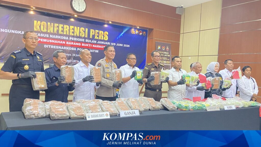 Polda Jatim Ungkap Jalur Darat Kuasai Peredaran Narkoba, Tempat Sepi Jadi Sasaran Utama