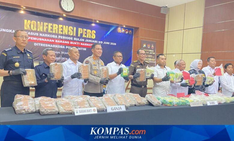 Polda Jatim Ungkap Jalur Darat Kuasai Peredaran Narkoba, Tempat Sepi Jadi Sasaran Utama