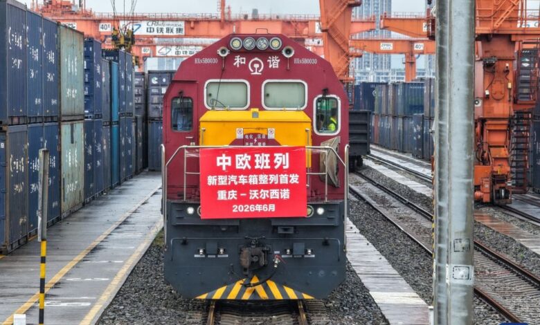 Chongqing Tambah Kapasitas Kereta ke Eropa, Ekspor Mobil China Kini Bisa Jauh Lebih Murah