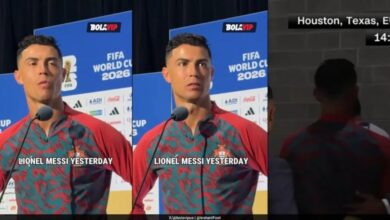 Baru Cetak Brace, Ronaldo Kesal Saat Ditanya Messi Lagi