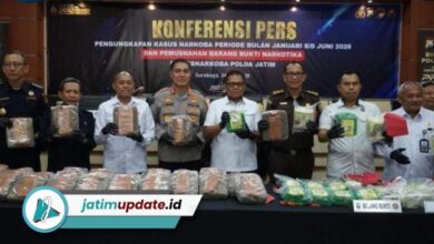 Polda Jatim Bongkar 3.157 Kasus Narkoba Dalam 6 Bulan, Puluhan Ton Barang Bukti Disita