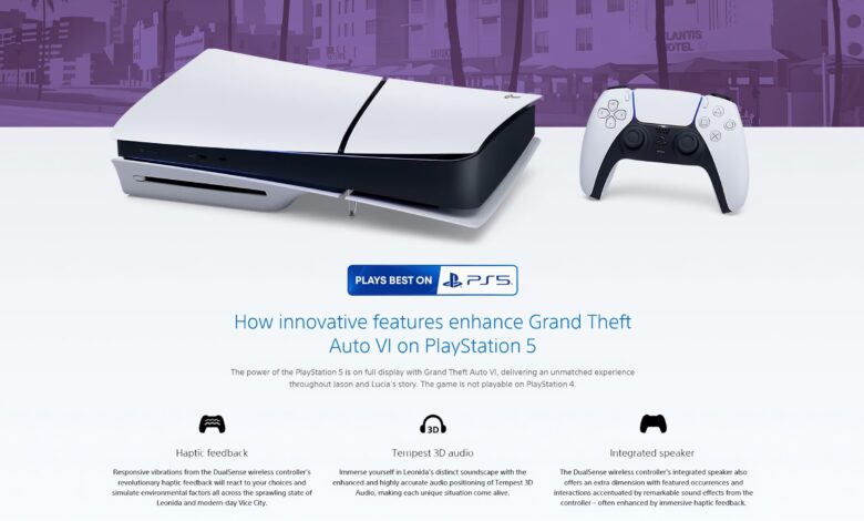 Rockstar Ungkap PS5 GTA 6 Akan Maksimalkan DualSense, Satu Hal Paling Penting Masih Tertutup