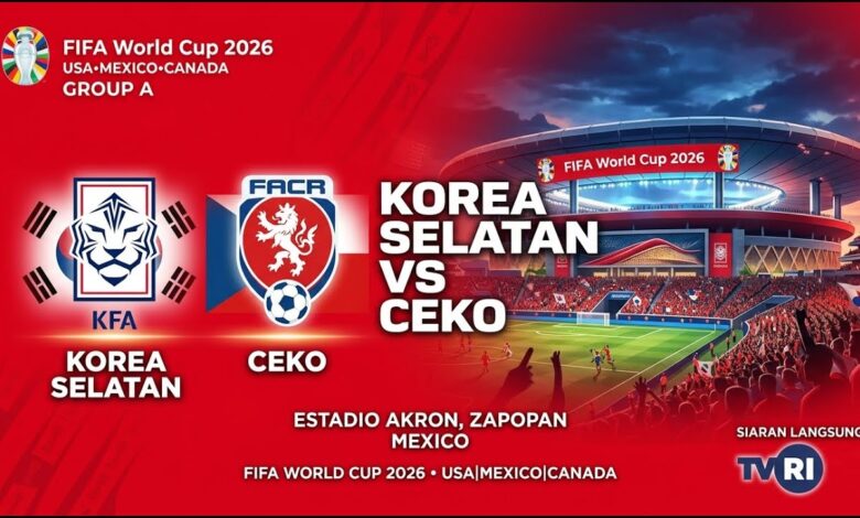 Ceko Vs Meksiko Di Piala Dunia 2026, Link Streaming Resmi Yang Bisa Dipakai Di HP Dan TV