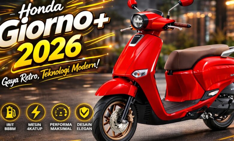 Honda Giorno+ 2026, Retro Premium yang Ternyata Bisa Seirit 52 Km/L