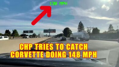 85 Tahun, Tertangkap Melaju 110 MPH, Saat Dituduh Balapan Liar Dengan Corvette