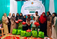 Pegadaian Pondok Aren Turun Tangan, Santunan untuk Yatim Dan Dhuafa Diwarnai Misi Kesenjangan Sosial