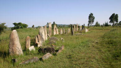 36 Pilar Batu Raksasa Tiya, Jejak Pemakaman Kuno yang Masih Menyimpan Teka-Teki