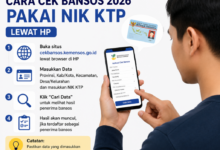 Cara Cek Bansos Lansia dan Disabilitas Lewat HP, Cuma Pakai NIK KTP