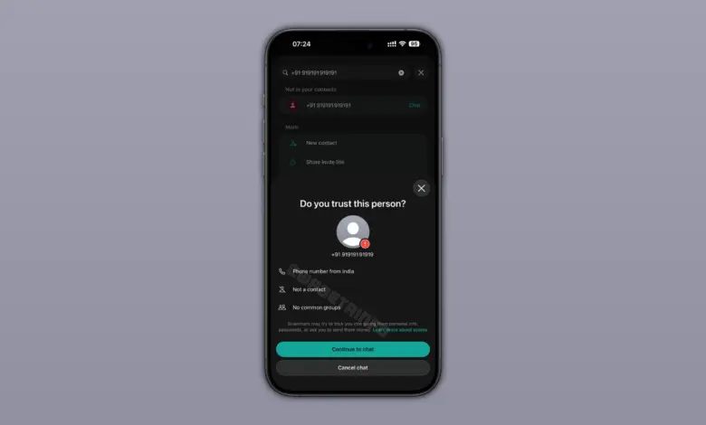 WhatsApp Kini Pasang Peringatan Sebelum Chat Nomor Asing, Penipu Tak Lagi Bisa Mengandalkan Panik