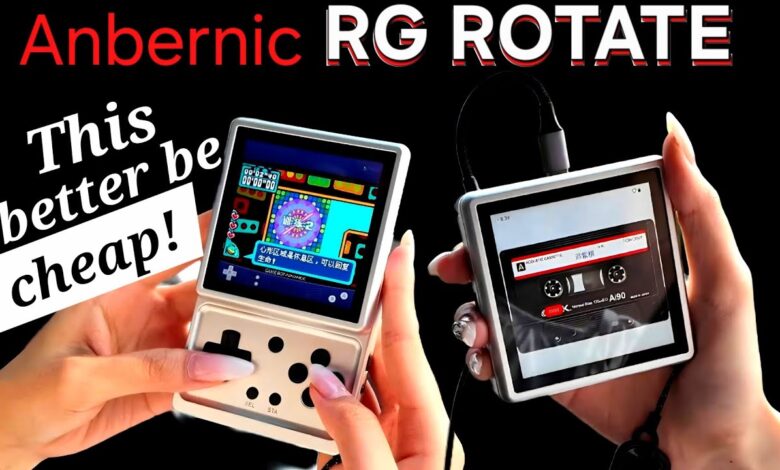 Anbernic RG Rotate Kini Lebih Personal, Kustom Tampilan Jam Bisa Dibuat Sendiri