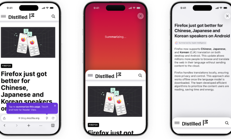 Firefox Punya Cara Baru Merangkum Artikel, Cukup Goyang Ponsel Android Anda
