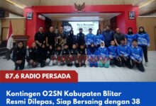 Kontingen O2SN Kabupaten Blitar Resmi Dilepas, Menantang 38 Daerah Jawa Timur Demi Medali