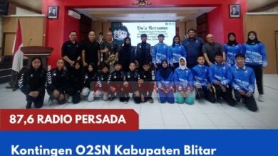 Kontingen O2SN Kabupaten Blitar Resmi Dilepas, Menantang 38 Daerah Jawa Timur Demi Medali