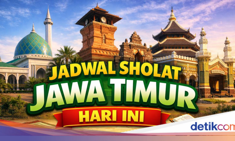 Jadwal Sholat Jawa Timur 27 Juni 2026, Seluruh Kabupaten Kota dari Subuh hingga Isya