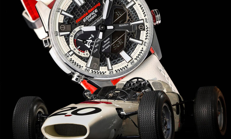 Casio Edifice Rayakan 60 Tahun Kemenangan Honda F1, Detail RA272 Jadi Sorotan di Jam Ini