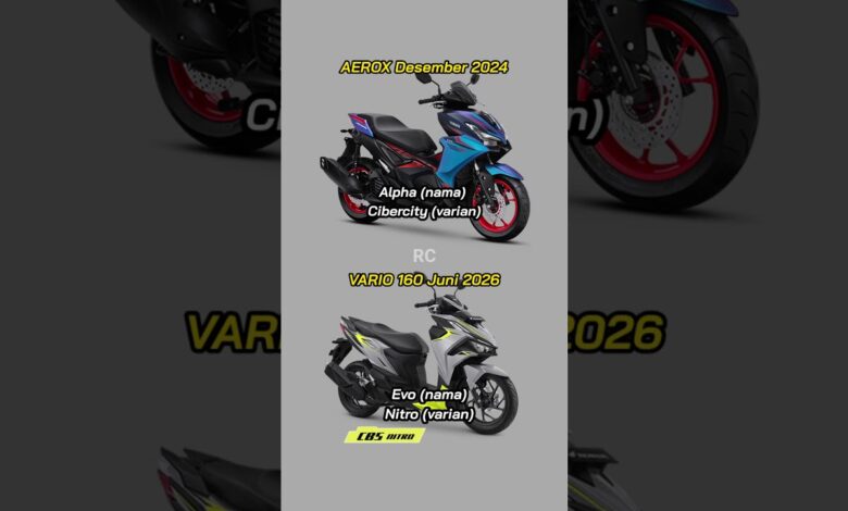 Aerox Alpha Lebih Sporty, Vario 160 Lebih Serba Bisa, Gen Z Cenderung Pilih Yang Mana?