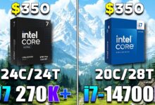 Core Ultra 7 270K Plus Ternyata Lebih Masuk Akal, Core i7 14700K Mulai Sulit Dibela