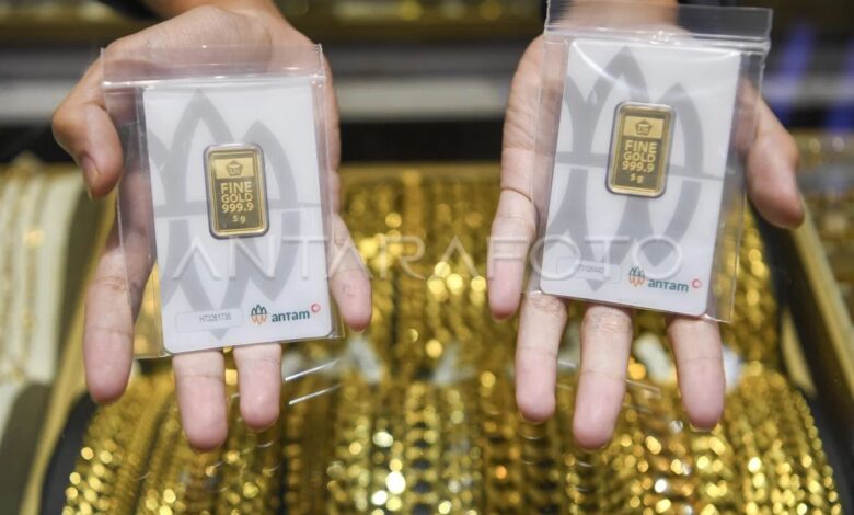 Harga Emas Antam Di Pegadaian Turun Lagi, Buyback Masih Tertahan Rp2,477 Juta Per Gram
