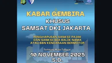 Pemutihan Pajak Kendaraan DKI Masih Berlaku Sampai Agustus, Telat Bayar Tak Kena Denda Bunga