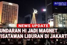 Bundaran HI Digeruduk Wisatawan, HUT Jakarta Putar Ekonomi Lebih Dari Rp2 Triliun