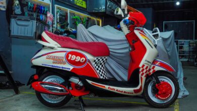 Yamaha Grand Filano Disulap Jadi Motor Adventure, Tampangnya Bikin Sulit Percaya