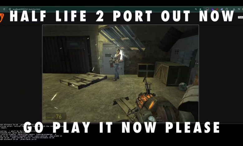 Half-Life 2 Kini Bisa Dimainkan Di Browser, Port Aneh Ini Dibuat Dalam Tiga Bulan