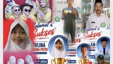 Tiga Siswa SMPN 3 Cibadak Tembus Jabar, Dari Kelas VII Hingga VIII Harumkan Sukabumi di OSN dan O2SN 2026