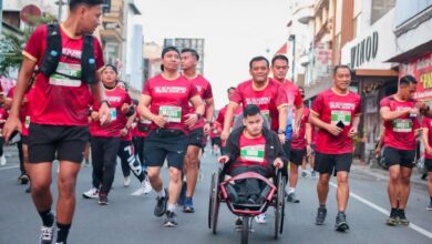 Gubernur Jateng Dorong Putranya di Soekarno Run, Pesan Inklusivitas di Tengah Ribuan Pelari