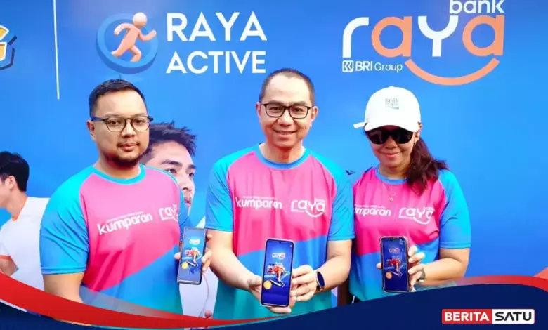 Bank Raya Luncurkan Raya Active, Langkah Kaki Kini Menjadi Tabungan Impian