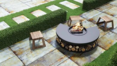 Musim Hujan Bukan Lagi Momok, 6 Dapur Semi Outdoor Ini Tetap Aman Berkat Lantai Anti Licin