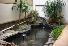 8 Inspirasi Taman Mini dan Kolam Ikan, Ubah Sudut Rumah Jadi Area Healing Ala Resor