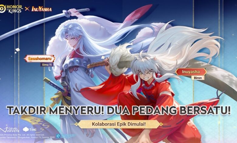 Honor Of Kings Bertemu InuYasha, Skin Eksklusif Dan Gameplay Baru Mengubah Arena