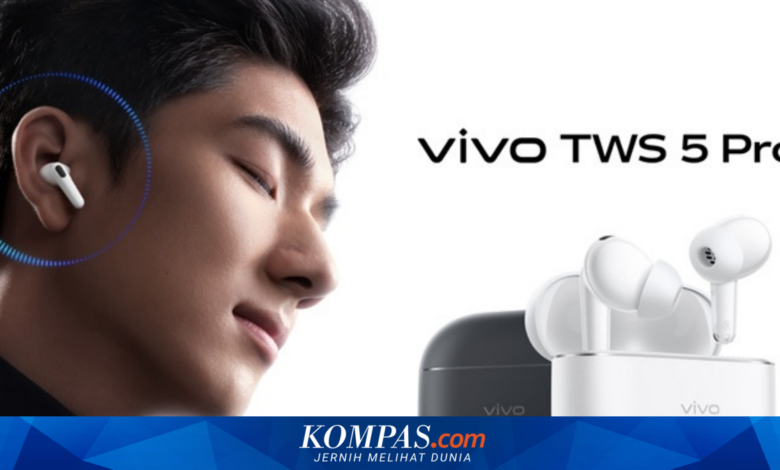 Vivo TWS 5 Pro Datang dengan ANC 60 dB dan Audio Lossless, Baterainya Tahan 50 Jam