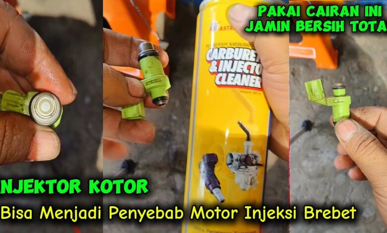 Tarikan Motor Mendadak Berat dan Brebet, Injektor Kotor Ternyata Bisa Dibersihkan Sendiri