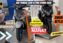 Yamaha Gear Ultima Tampil Tangguh, Skutik Keluarga Muda Ini Sudah Punya Smart Key System