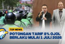 Grab Pangkas Komisi Ojol Jadi 8% Mulai 1 Juli 2026, Ikuti Arahan Prabowo