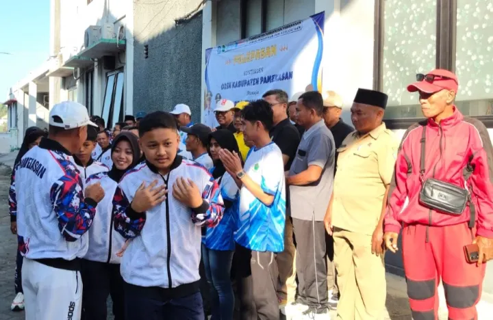 Disdikbud Pamekasan Lepas 20 Atlet O2SN Ke Jatim, 10 SD dan 10 SMP Bawa Nama Daerah
