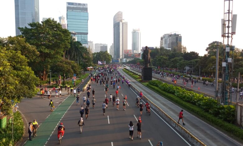CFD Jakarta Hari Ini Tetap Ramai, Rasuna Said Ditiadakan dan Fokus Beralih ke Sudirman-Thamrin