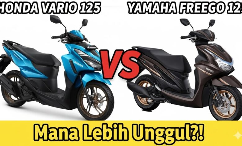 Honda Vario 125 2026 vs Yamaha FreeGo 125, Pilihan Sulit Antara Gaya Sporty dan Kepraktisan