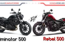 Kawasaki Eliminator Vs Honda Rebel 500, Ringan dan Lincah Atau Torsi Lebih Menggigit?